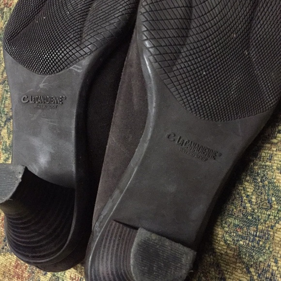 La Canadienne Waterproof Brown Suede Pumps 9M - Picture 8 of 8